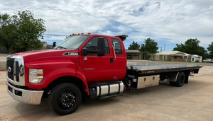 2017 Ford F650 Jerr-Dan Car Carrier Sidepuller