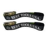 Sold as a pair 3" Under reach Tie Down Strap with Sleeve