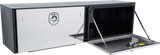 STTB78A Phoenix Toolbox 78"L x 20"D x 21"H steel body/ 2 stainless steel doors with Hansen compression style latch