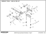Jerr-Dan PN 2503880088 14K lb Heavy-Duty Bus Arm Tire Underlift