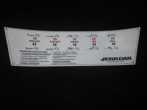 7330000649 JERR-DAN Decal CNTRL PANEL5 Bank IRL R