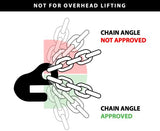 70052883 Frame Hook with G100 Coupling Link & 5’ G100 Chain with Grab Hook on Other End