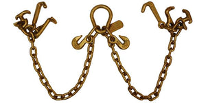 5/16" G70 V Chain Bride With RTJ Cluster Hooks
