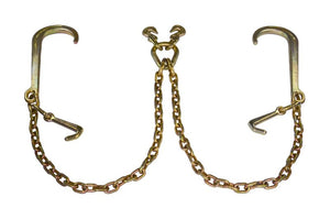 5/16″ V-Chain with 15" J-Hooks and Mini-J