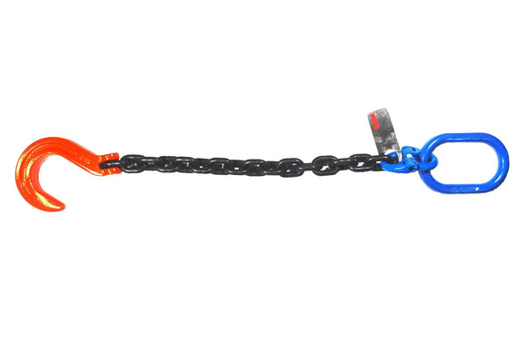 1/2''x 2' Grade 100 Recovery Chain with Foundry Hook and Master Link