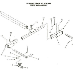 3500880056 Jerr-Dan TUBE WELD PIVOT (8 DEGREES)