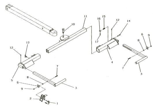 3500880062 Jerr-Dan LP TUBE WELD PIVOT (8 DEGREES)