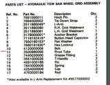 3500880056 Jerr-Dan TUBE WELD PIVOT (8 DEGREES)