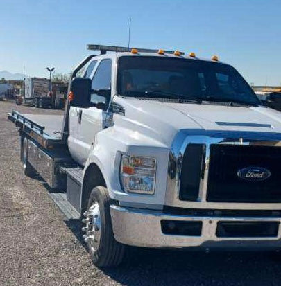 2018 Ford F650 Ext Cab Jerr-Dan Car Carrier