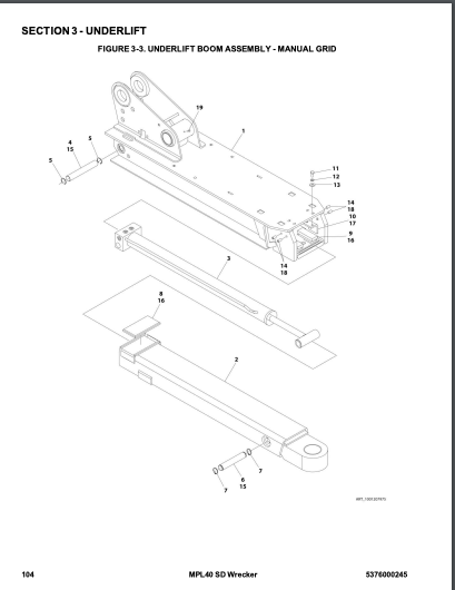 3170000393 JERR-DAN BOOM WELD U/L FLY MPL Manual