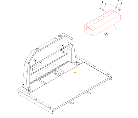 1001232525 Jerr-Dan Locking Chain Rack Car Carrier Pylon – Truck