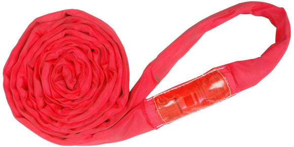 Red Polyester Round Slings
