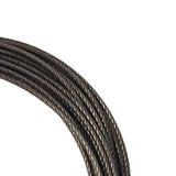C1SSSLH-75 3/8" X 75FT SUPER SWAGE WIRE ROPE WITH SELF LOCKING SWIVEL HOOK