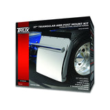 BTTFEN-Q11 27" Quarter Fender Post Mount Kit with Triangle Mounts 16 GA